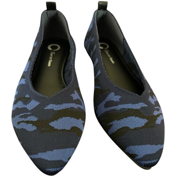 Journee Collection Karise Knit Fabric Flats NEW Size 6.5 WIDE - Picture 3 of 10